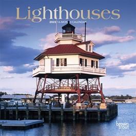Lighthouses Mini Wall Calendar